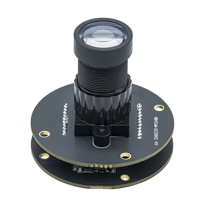 2MP Global Shutter Camera Modulee full-color high-speed capture, scanning, recognition equipment, embedded built-in circular holes, pipes