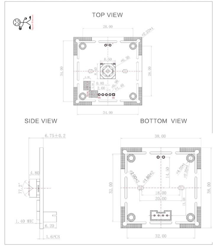 HBVCAM 8MP High-Definition USB Camera Module USB2.0 SONY IMX179 Color CMOS Sensor