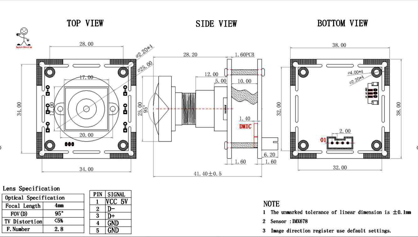 8MP True 4K IMX678 Industrial Equipment Camera Module